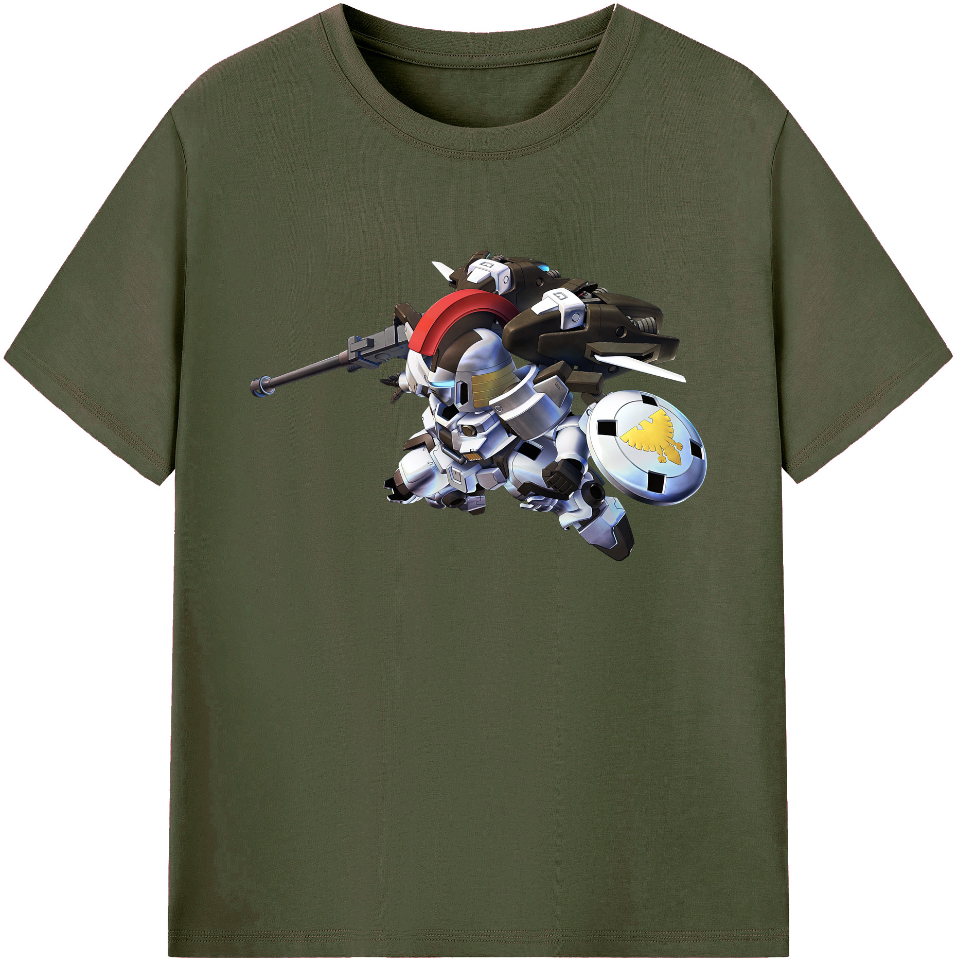 （画像用） 機動戦士ガンダム Mobile Suit Gundam 綿100％ メンズ半袖Tシャツ｜肌触りやわらか＆通気性